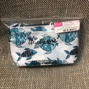 Thirty-One Clear Clip Pouch